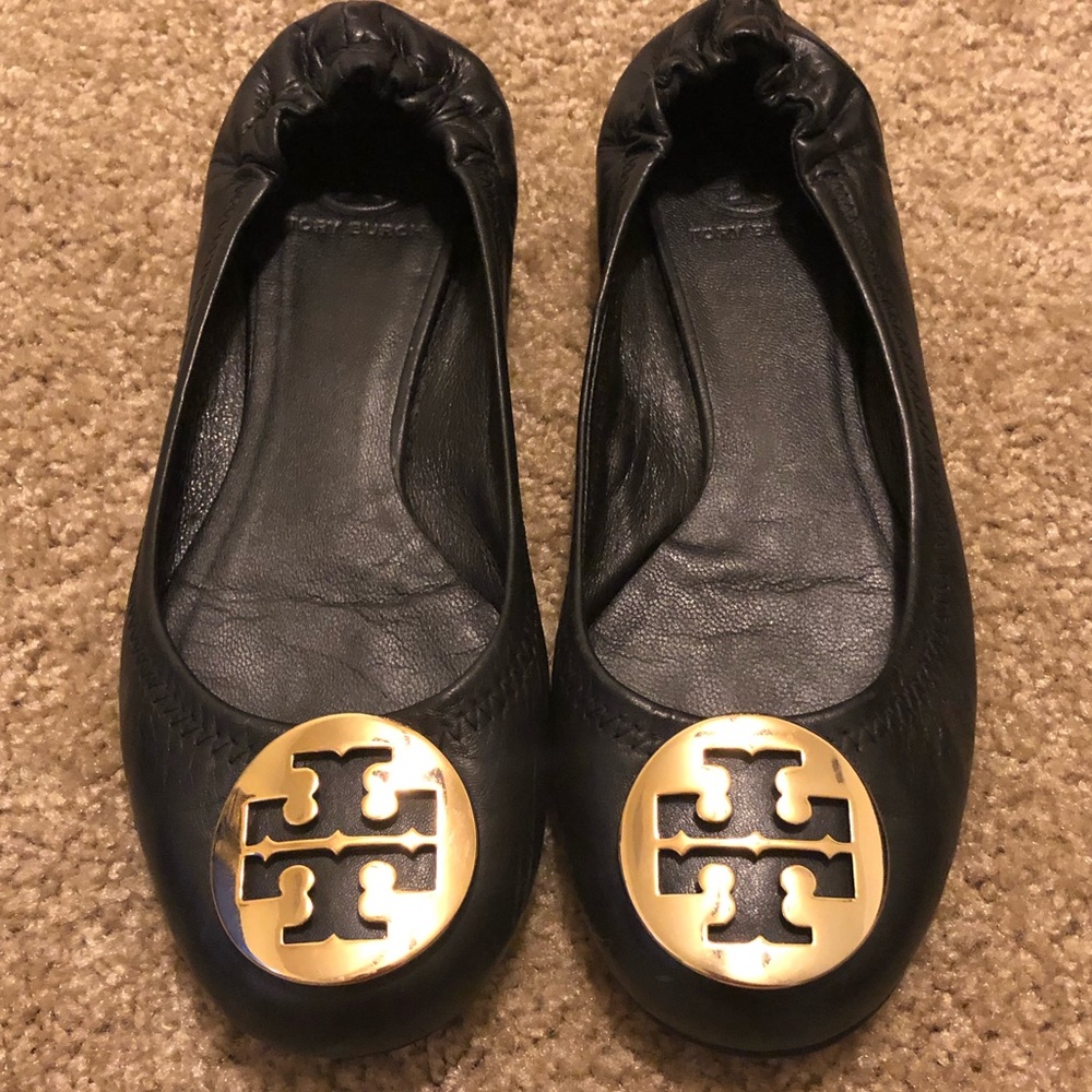 Black Tory Burch Ballet Flats